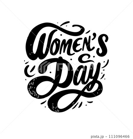 Happy Women's day slogan t shirt vector illustration 111096466