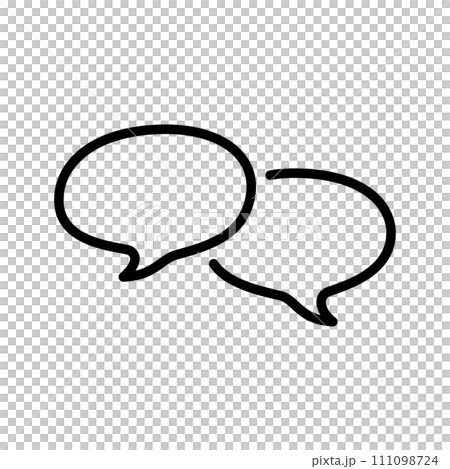 Loose balloon icon (lines can be edited for vector data) 111098724