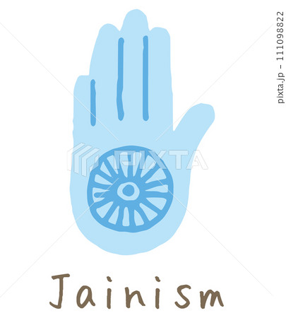 ジャイナ教のマーク 111098822