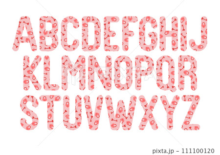 Versatile Collection of Love Lock Alphabet Letters for Various Uses 111100120