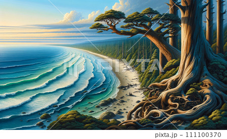 美しい雲海(AI画像) 美しい雲海(AI画像) 111100370