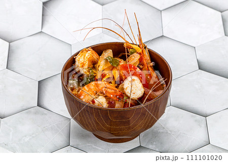 Thai traditional Tom Yum soup Thai traditional Tom Yum soup 111101020