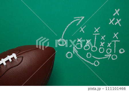 American football, concept of Super Bowl and American football 111101466