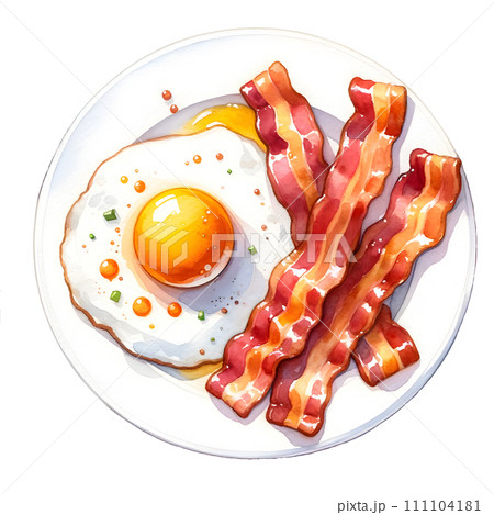 Bacon with egg 111104181