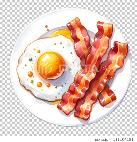 Bacon with egg 111104181