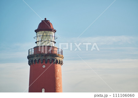 Top of the lighthouse Bovbjerg Fyr in Denmark 111106060