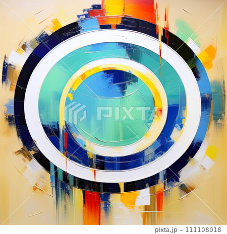 Abstract painting. Creative modern art background. 111108018