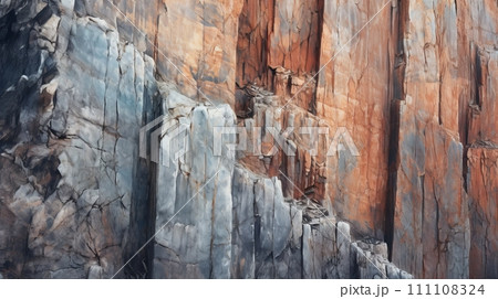 A painting of a rocky cliff 111108324