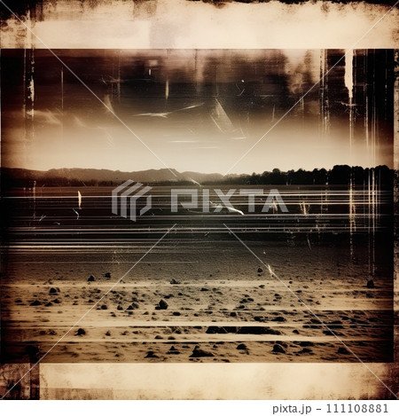 Abstract painting. Weathered grunge background. 111108881