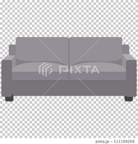 おしゃれなリビングにおけるソファのイラスト素材 ベクター おしゃれなリビングにおけるソファのイラスト素材 ベクター 111109268