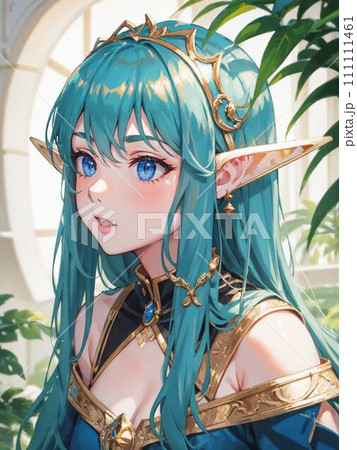エルフの少女のイラスト素材 [111111461] - PIXTA