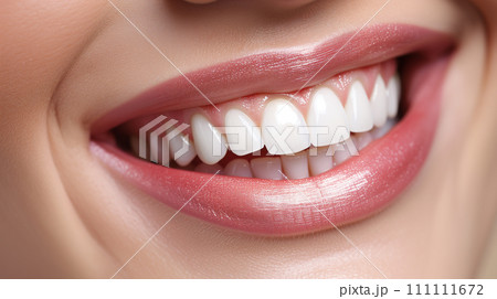 Beautiful smile closeup 111111672