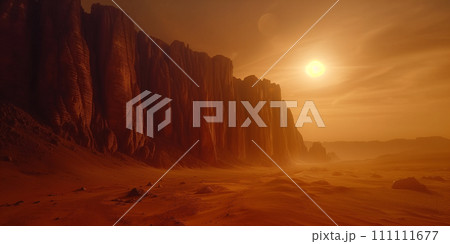 Mars planet landscape 111111677