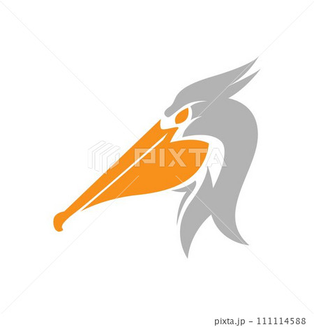 Pelican bird logo design Pelican bird logo design 111114588