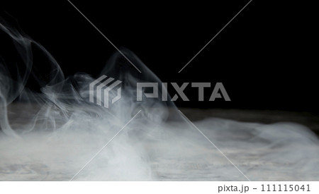 Smoke, fog, steam. Cloud of gray smoke on black background, smoke texture. Smoke, fog, steam. Cloud of gray smoke on black background, smoke texture. 111115041