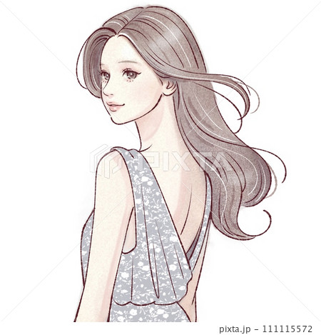 女性・女の子のイラスト素材 女性・女の子のイラスト素材 111115572