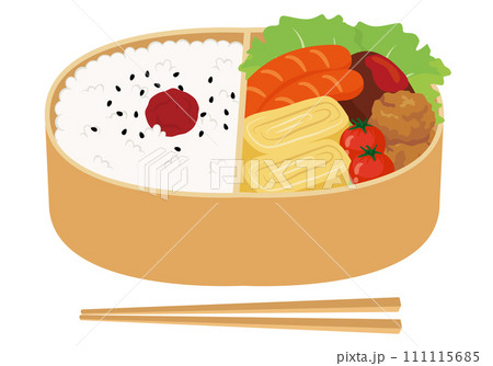 手作り弁当_日の丸弁当_曲げわっぱ 111115685