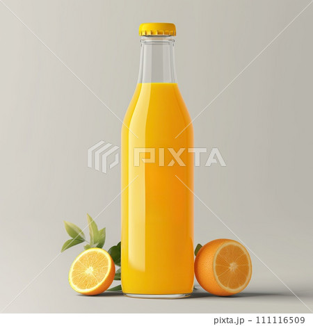 AI-generated content. Juice bottle mockup 111116509