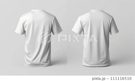 AI-generated content. White t-shirt mockup 111116510