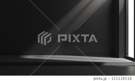 AI-generated content. Abstract Black Studio Background For Product Presentation AI-generated content. Abstract Black Studio Background For Product Presentation 111116518