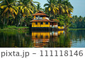 Traditional Yellow Waterfront Home Amidst Lush Kerala Backwaters 111118146