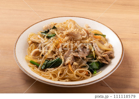 豚肉の春雨炒め チャプチェ 豚肉の春雨炒め チャプチェ 111118579