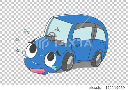 フロントガラスに傷が（ブルー） 111119089