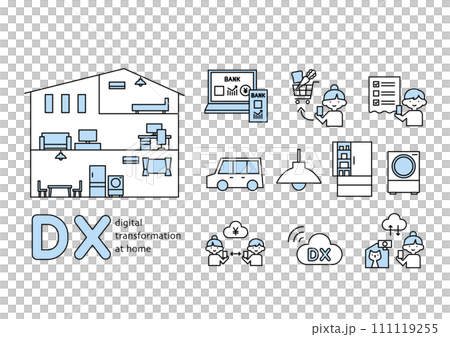 DX　家庭・暮らしのデジタルトランスフォーメーション 111119255