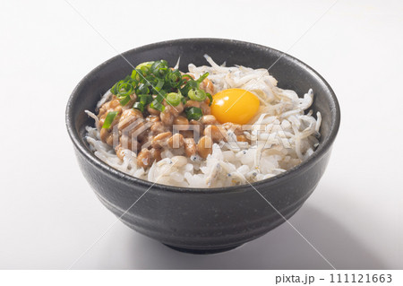 しらす納豆ごはん 111121663
