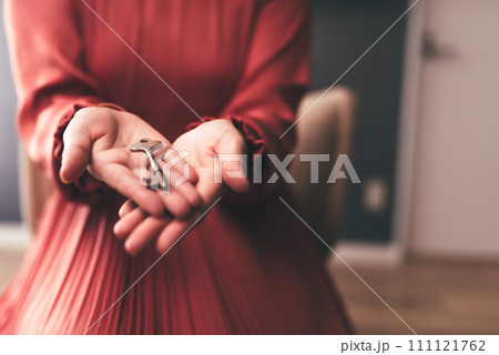 20-30代女性の屋内ポートレート撮影. 111121762