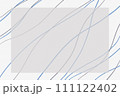 青い流線の背景(内側四角グレー) 111122402