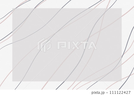 流線の背景(内側四角グレー) 111122427