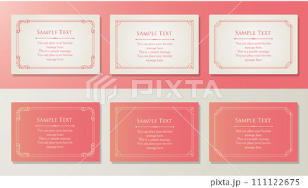 大人かわいいアンティークフレーム 111122675