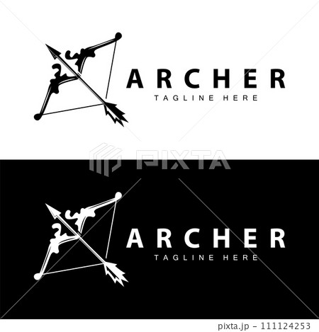 Archer logo vector vintage design old inspiration archer tool arrow template brand Archer logo vector vintage design old inspiration archer tool arrow template brand 111124253