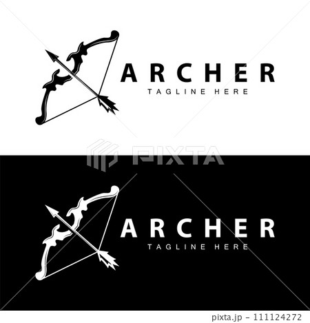 Archer logo vector vintage design old inspiration archer tool arrow template brand Archer logo vector vintage design old inspiration archer tool arrow template brand 111124272