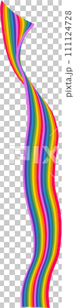 Lgbtq rainbow flag illustration 111124728
