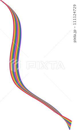Lgbtq rainbow flag illustration 111124729