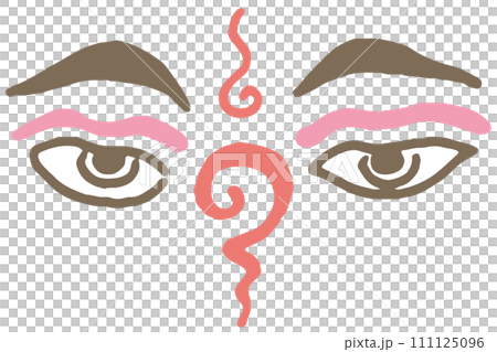 Illustration of Buddha's Eye of Wisdom (no name) 111125096