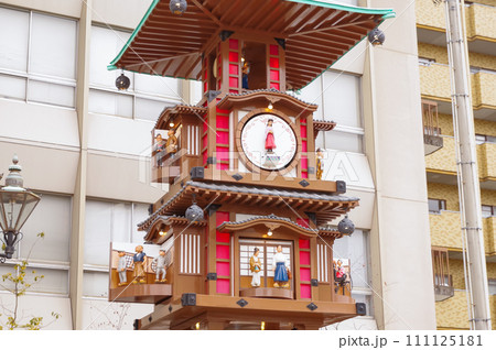 道後温泉のカラクリ時計 111125181
