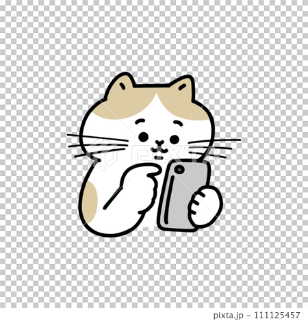 操作智慧型手機的貓 操作智慧型手機的貓 111125457