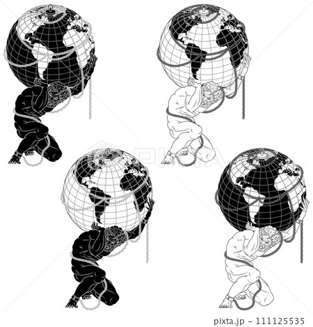 Titan Atlas chained to planet Earth Titan Atlas chained to planet Earth 111125535
