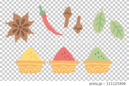 Indian spices (no text) 111125806