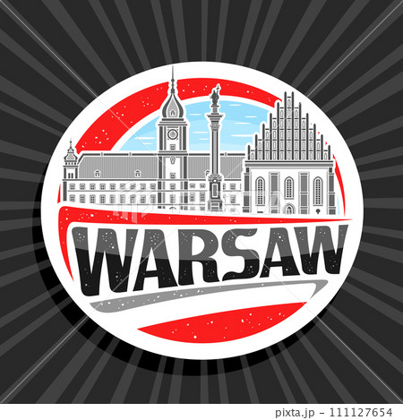 Vector logo for Warsaw 111127654