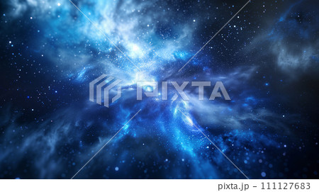 "宇宙の魔法: 星座と銀河の幻想的な輝き"<AI生成画像> 111127683