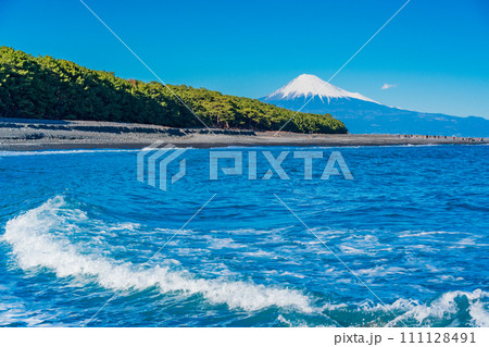 (静岡県)三保の松原と富士山 (静岡県)三保の松原と富士山 111128491