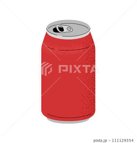 Red Aluminum Can 111129354