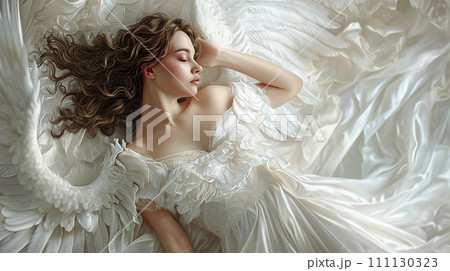 守護天使のイメージ - image of Guardian Angel - No1-21 -  111130323