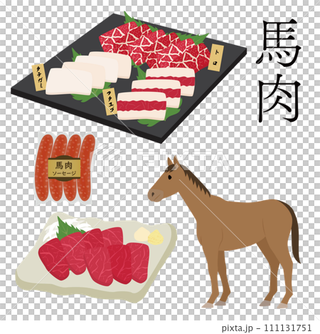 馬肉插圖 馬肉插圖 111131751