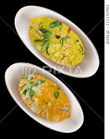 Thai food, delicious food, rice and curry, noodles, Pad Thai, Yen Ta Fo  111132403