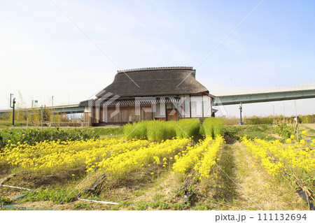 兵庫県立尼崎の森中央緑地･茅葺き民家／兵庫県尼崎市扇町33 111132694